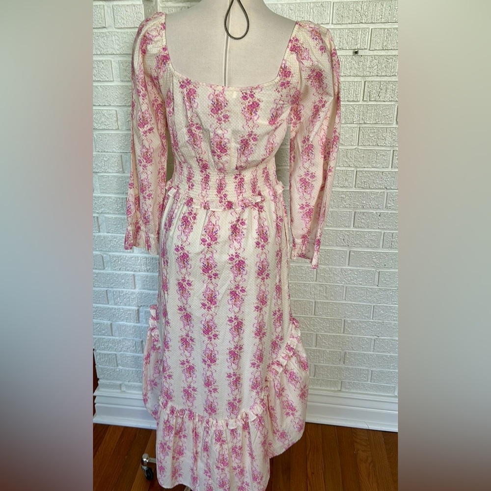LoveShackFancy -Firefly floral pink/cream/lavender -NWT - Picture 3 of 10